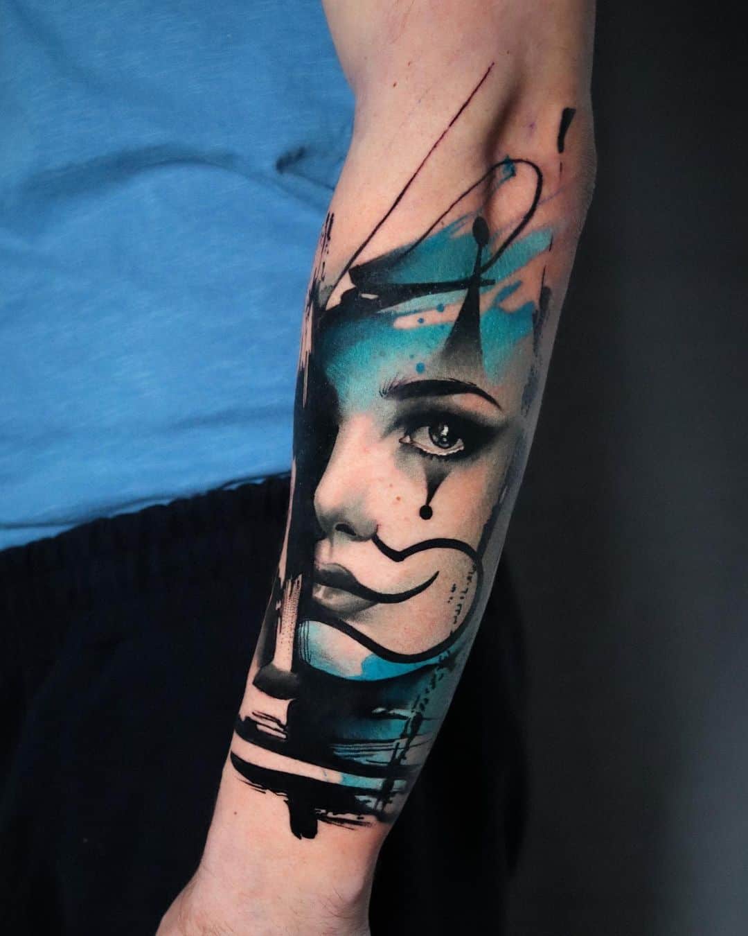Portrait tattoo by marcoencre