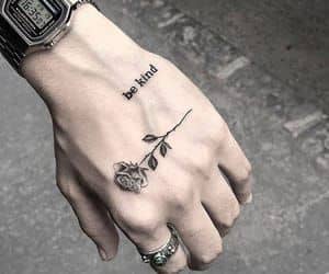 Rose hand tattoo 1
