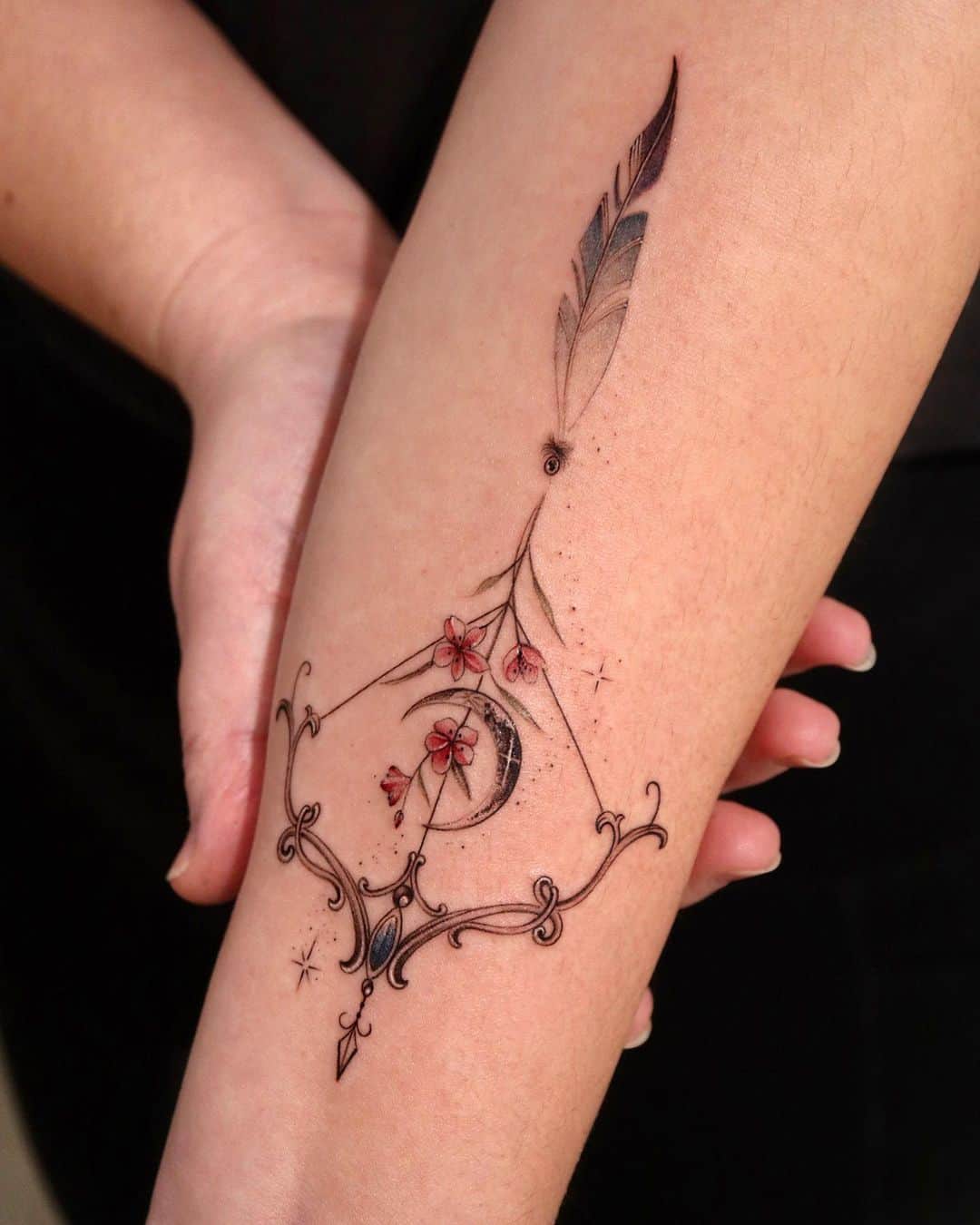 Sagittarious tattoo by tattooist giho