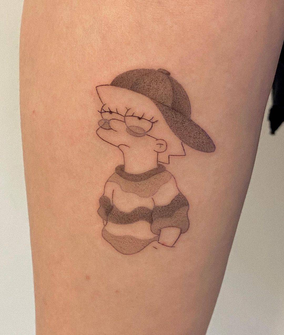 Simpson tattoo by eche ttt