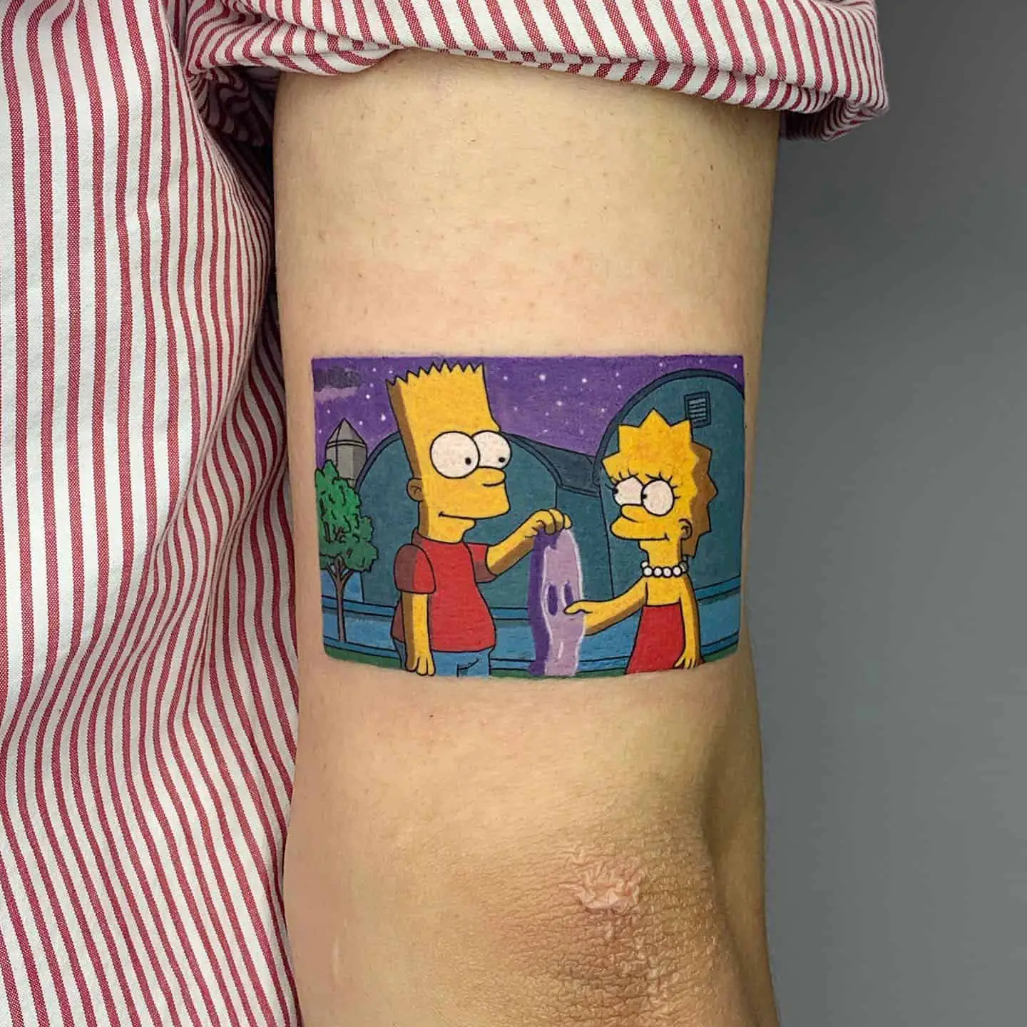 Simpson tattoo by tattooist pooh