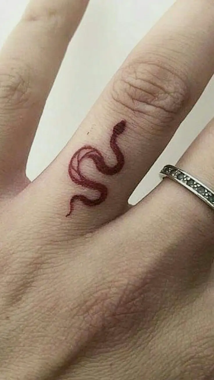 Snake tattoo 5