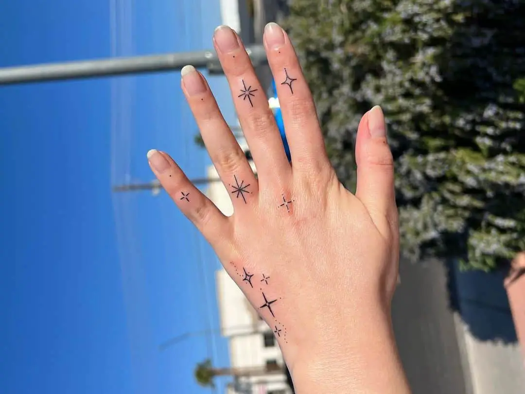 Star tattoo by bbibbiclub.kr