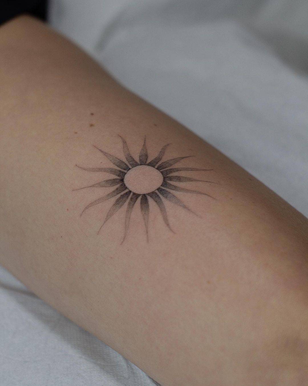 Sun tattoos by laurarey.art