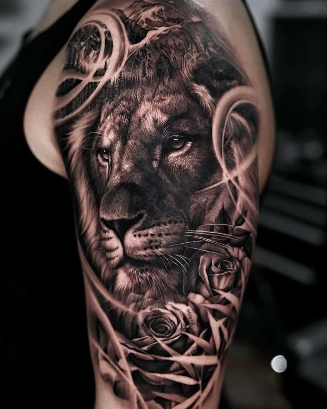 Tiger tattoo design by sumok tattooer