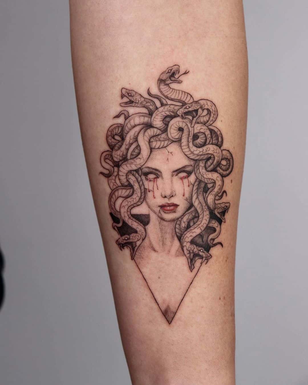 Unique medusa tattoo by modoink tattoo 1