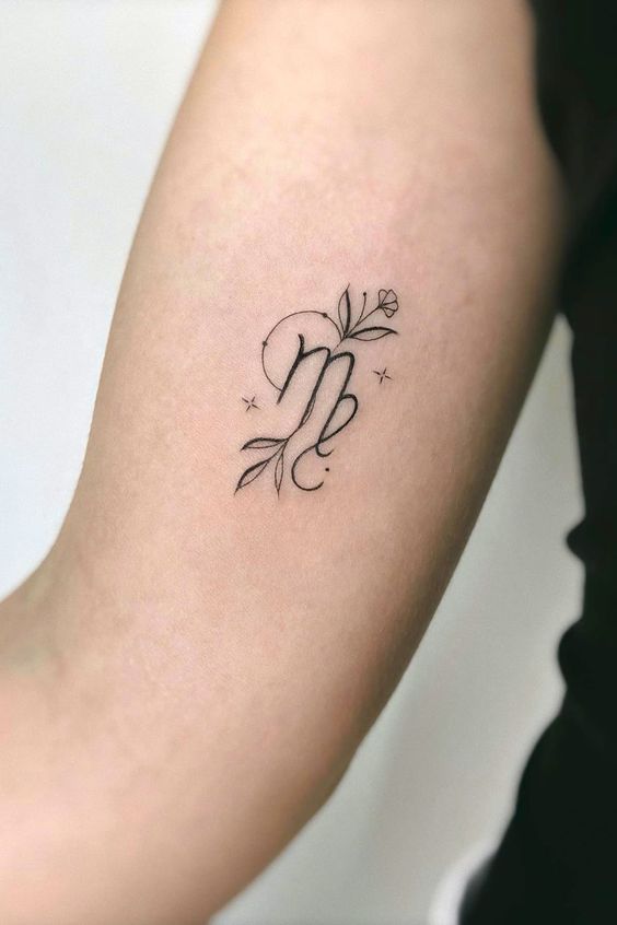 Virgo tattoo 1
