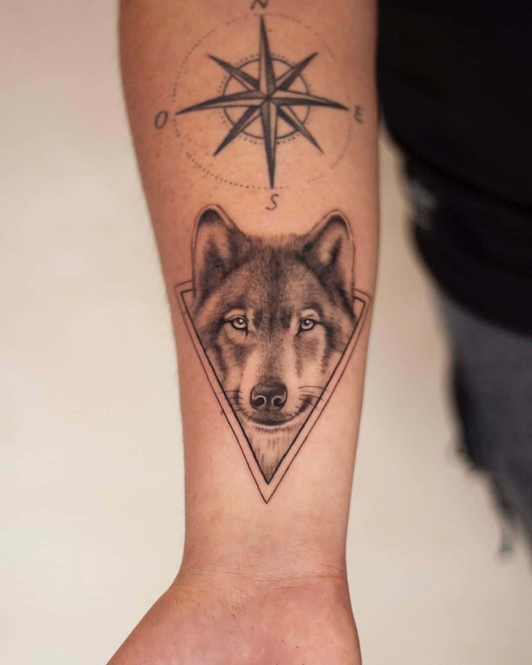 Wolf tattoo by