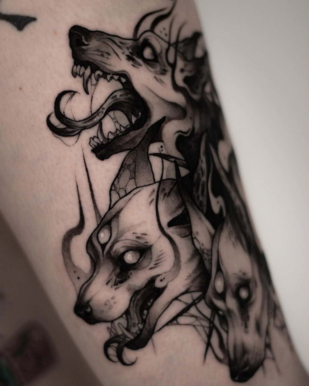 Wolf tattoo design by blvir