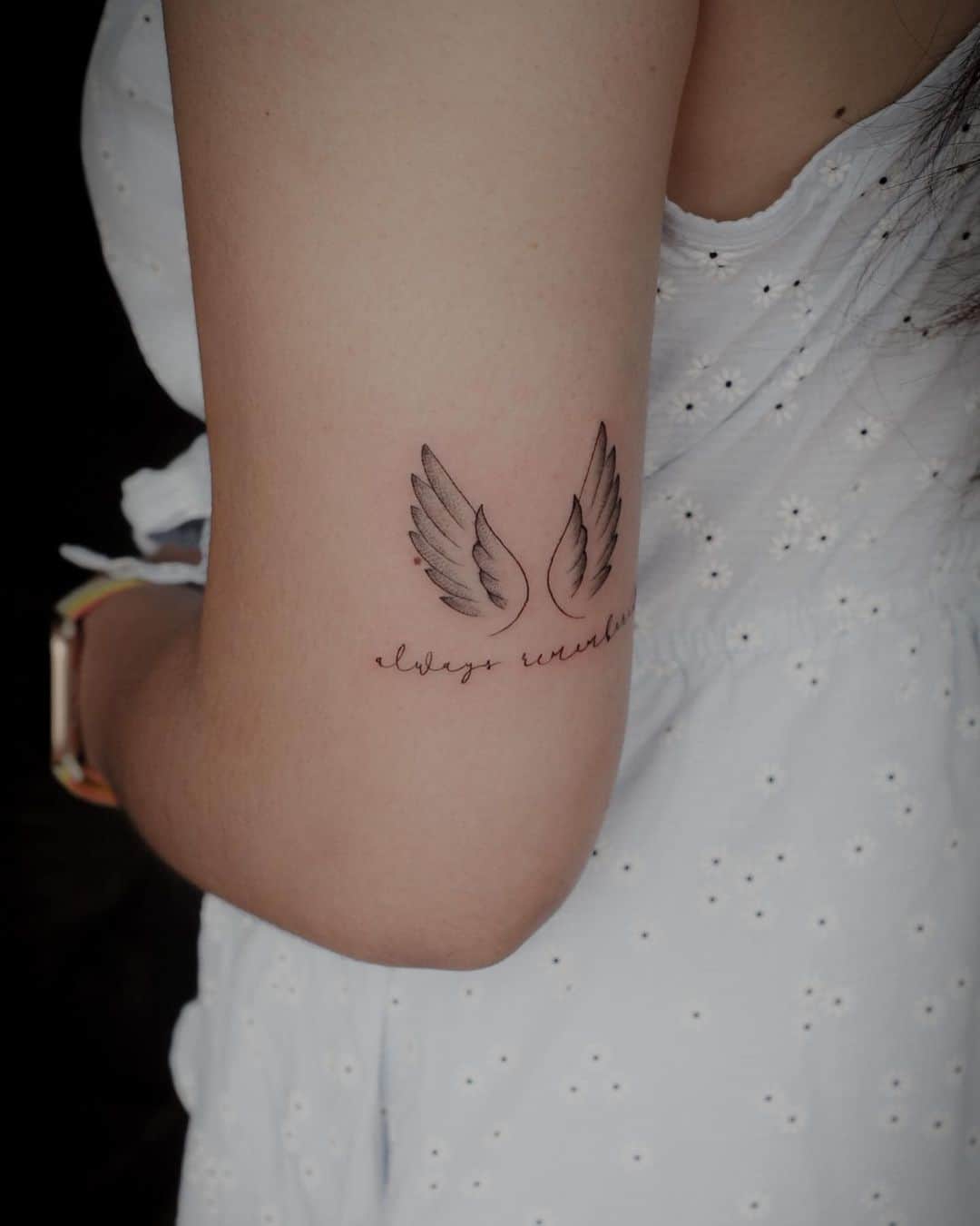Small Angel Wings Temporary Tattoo  Set of 3  Tatteco