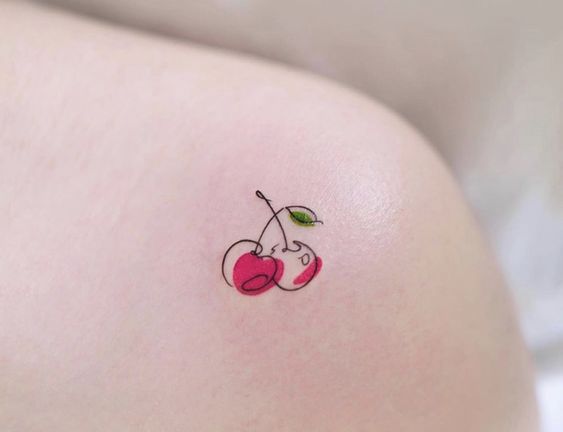 cherry tattoo 4
