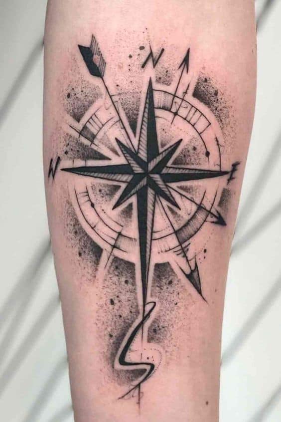 compass tattoo 2 2