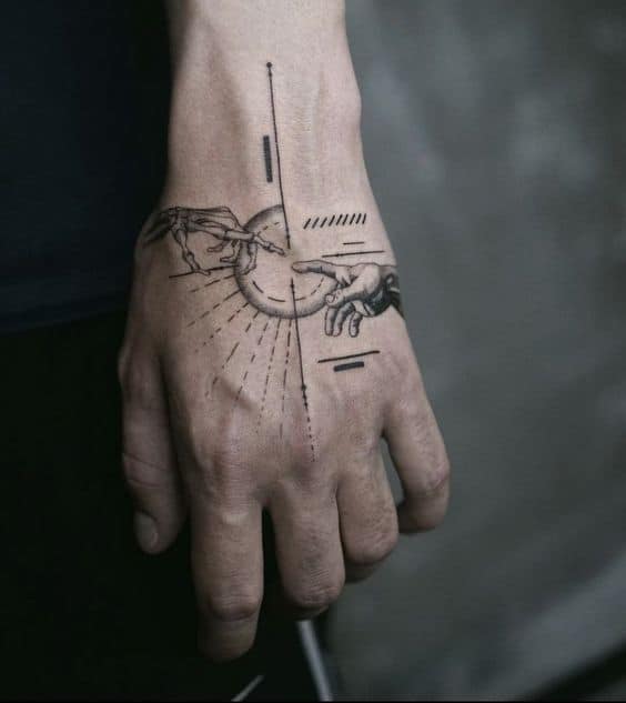 hand tattoo 3