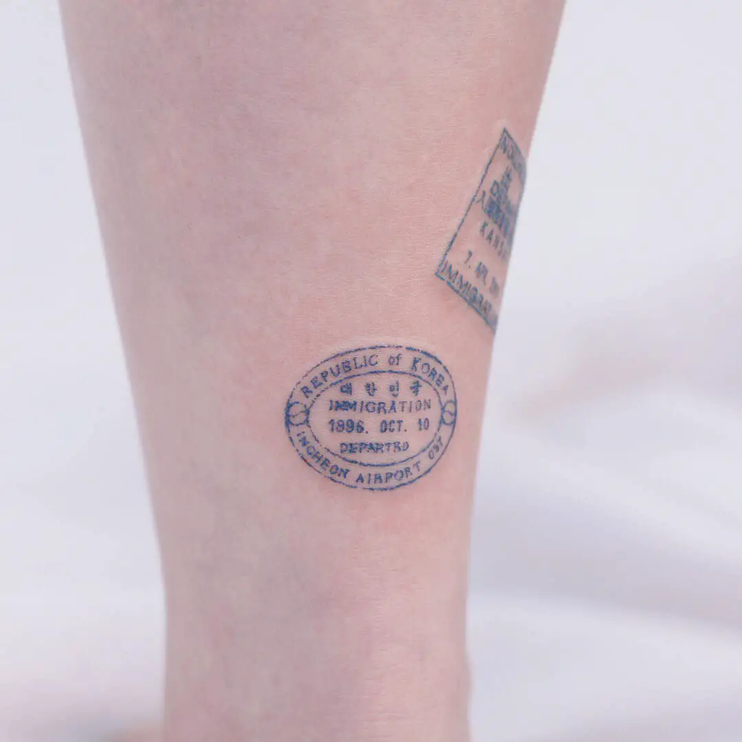 stamp tattoo by vismstudio