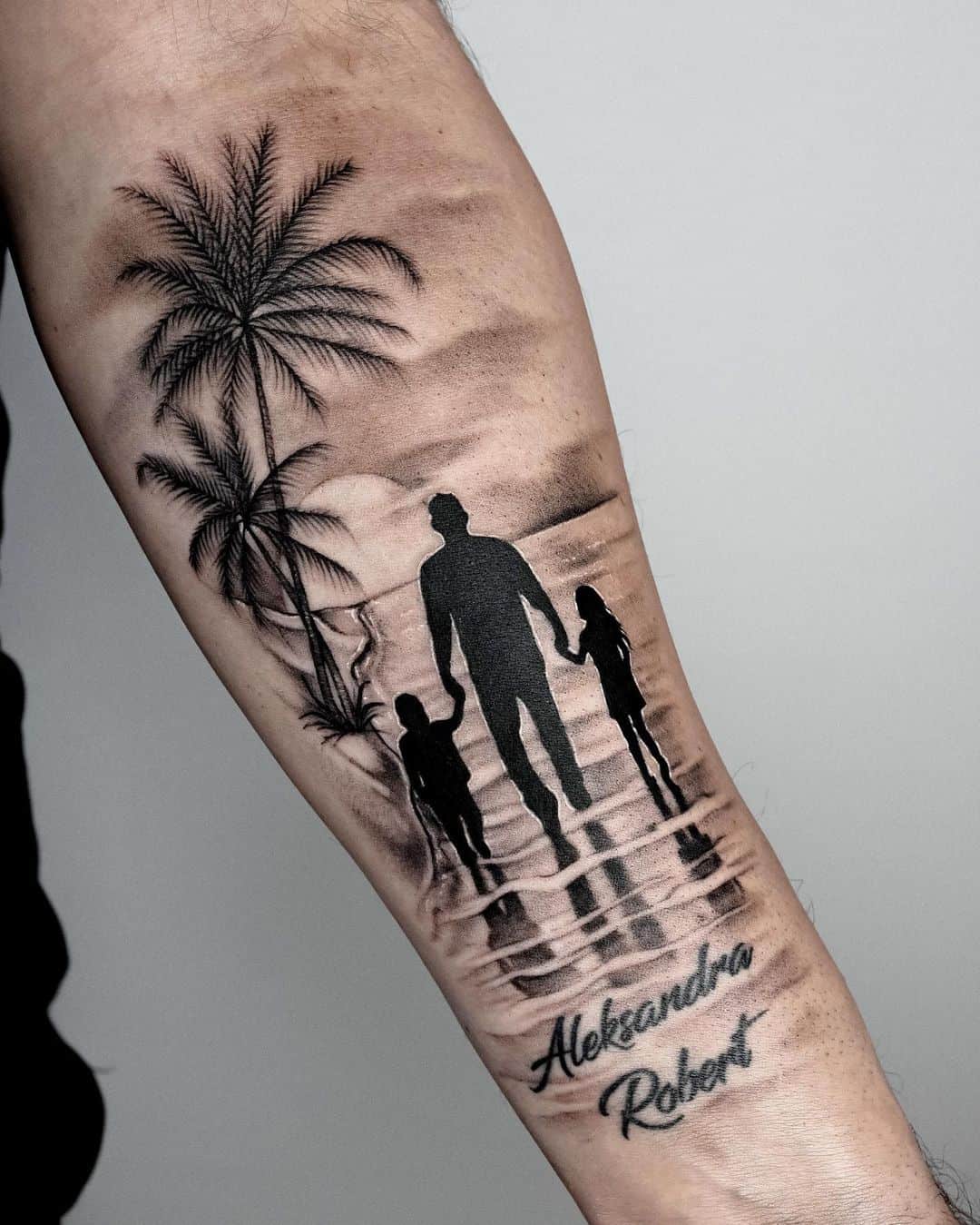 travel tattoo by kinga ink