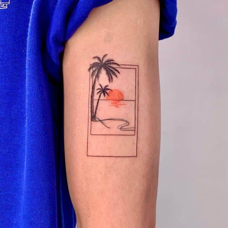 Beach tattoo 1