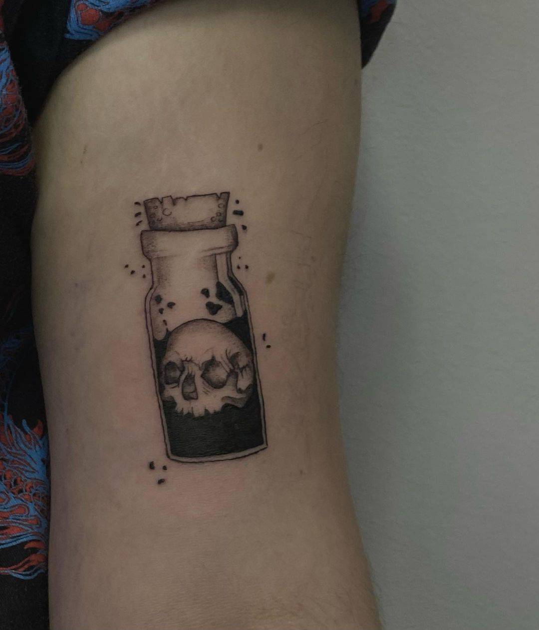Bottle tattoo by kropla winiary