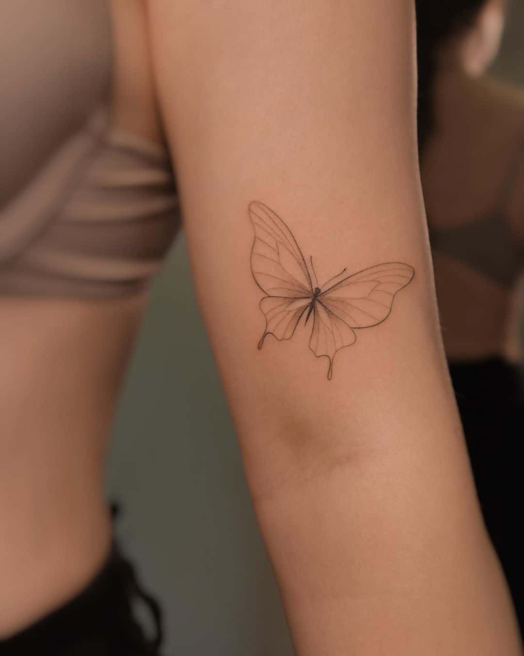 Butterfly tattoo by janapadar