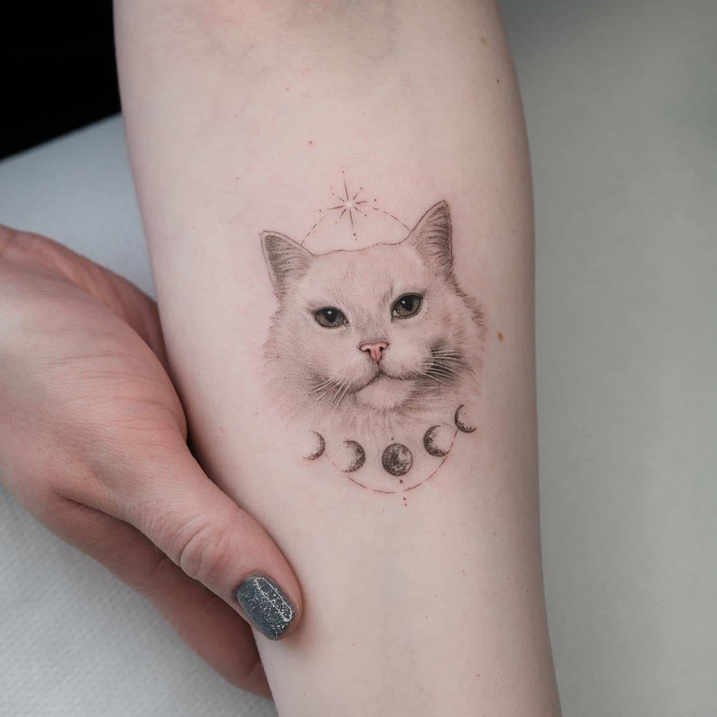 Cat tattooby sana.ink