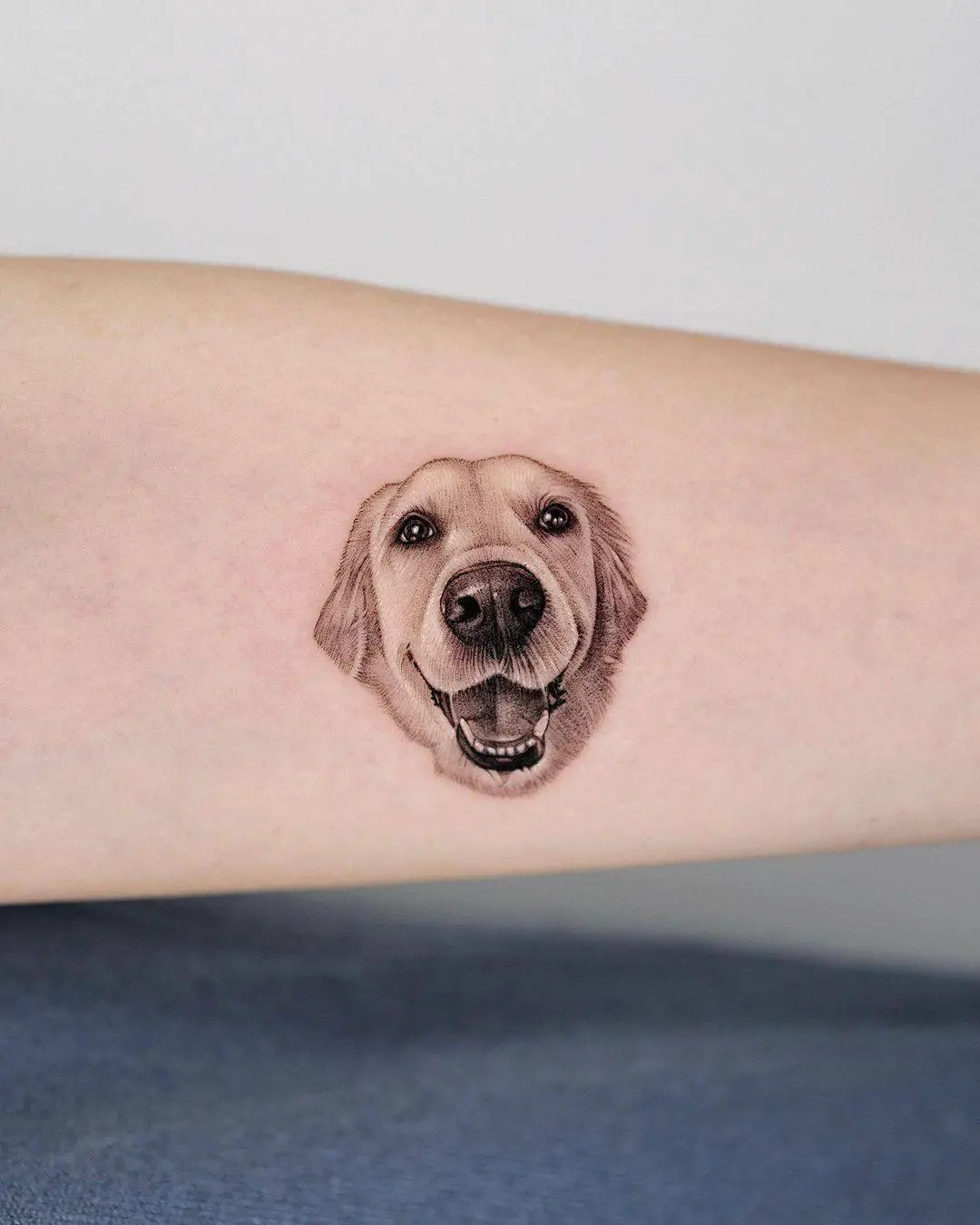 Dog tattoo by tattooist eheon