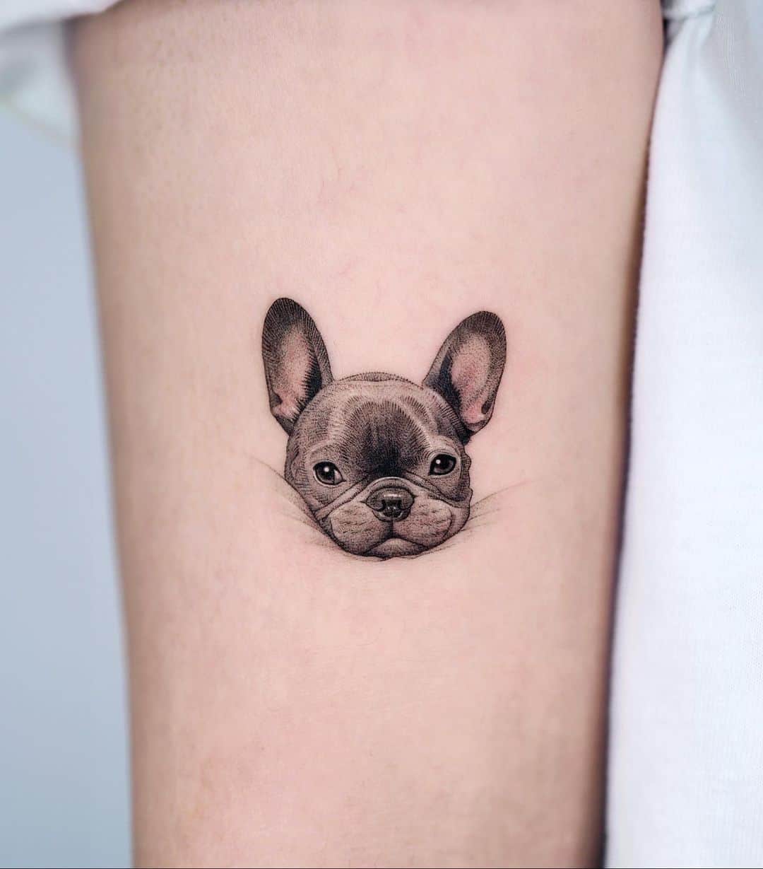 Dog tattoo by zeal tattoo