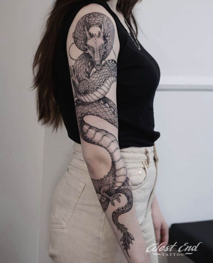 Dragon full sleeve 2