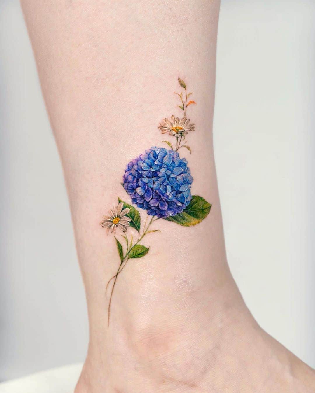 Flower tattoo by tilda tattoo