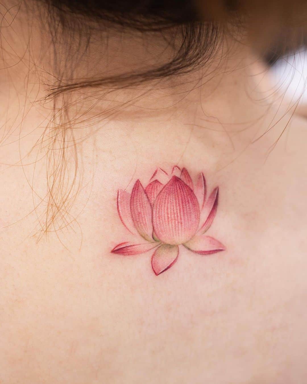 Flower tattoo by woorin tattoo