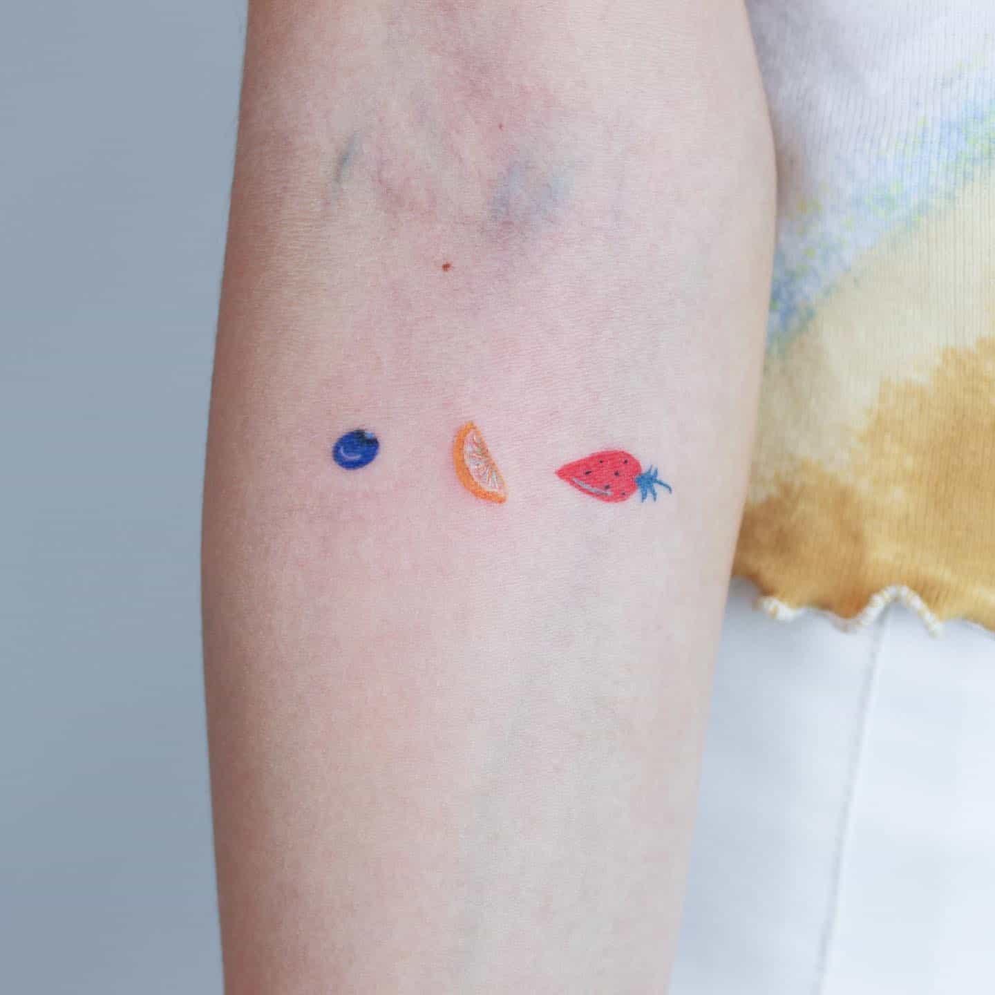Fruit tattoo by
