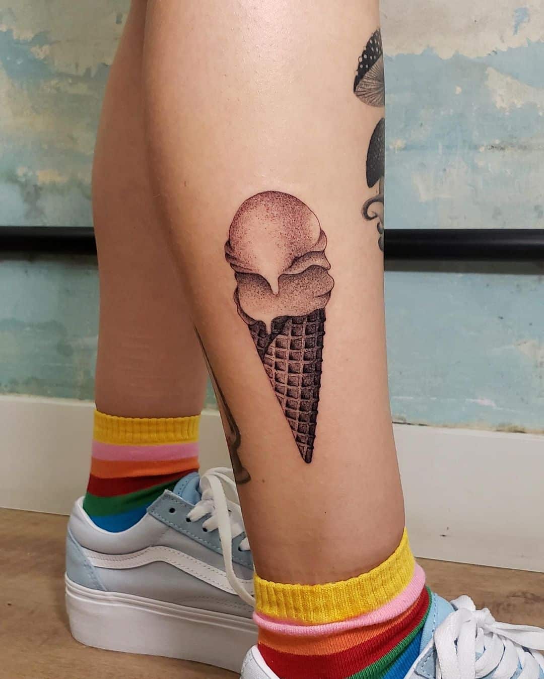 Ice cream tattoo by pedrovieira.ink
