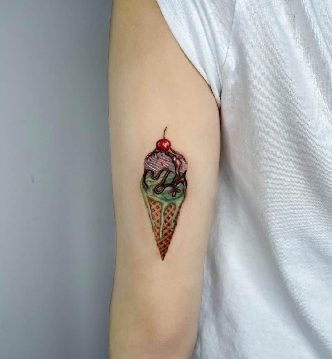 Icecream tattoo by melikeylldiz
