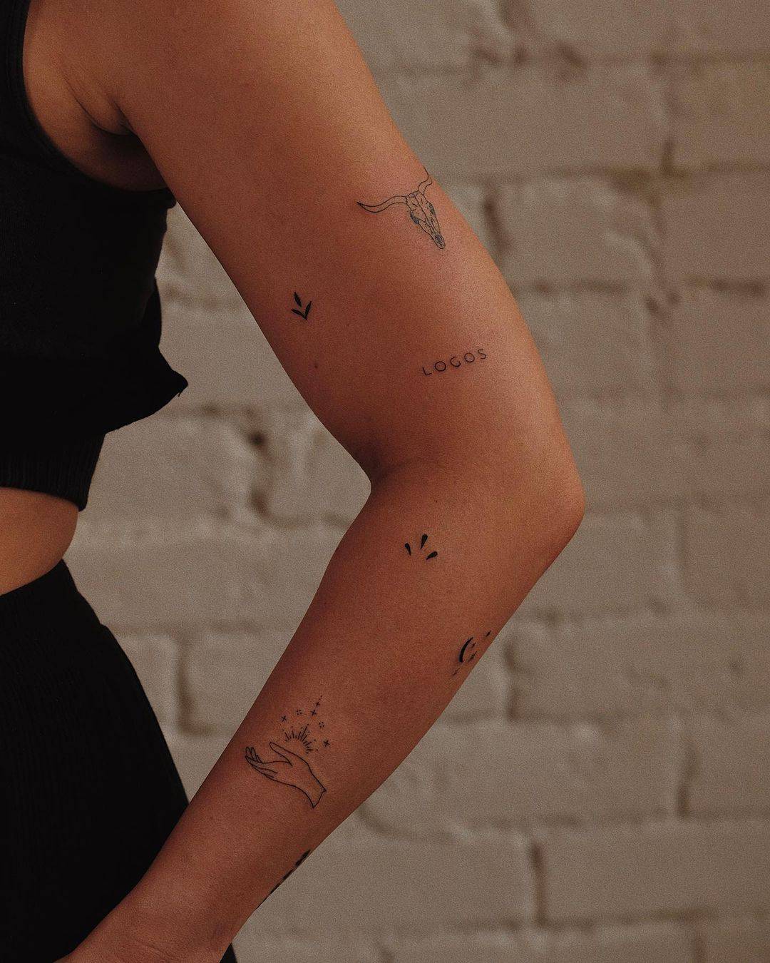 Minimalist-Style Tattoos Lovingly Created in Exchange for Thoughtful Acts