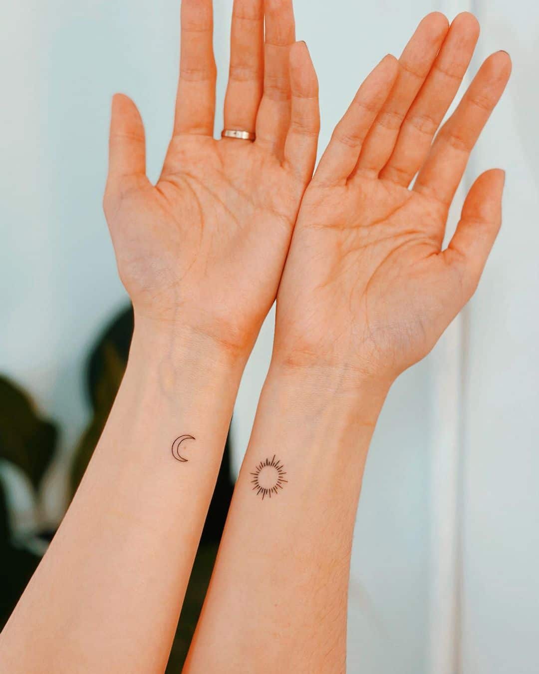 Minimalistic tattoo for women by alina tattoo