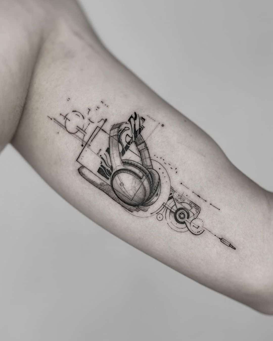 Music tattoos by johny bozoki