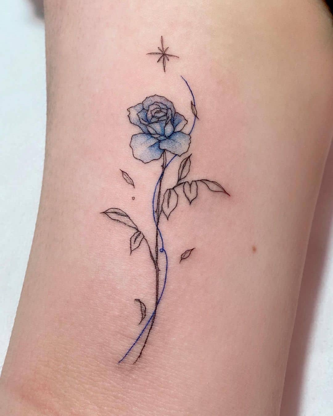 Rose tattooby jjun tattoo