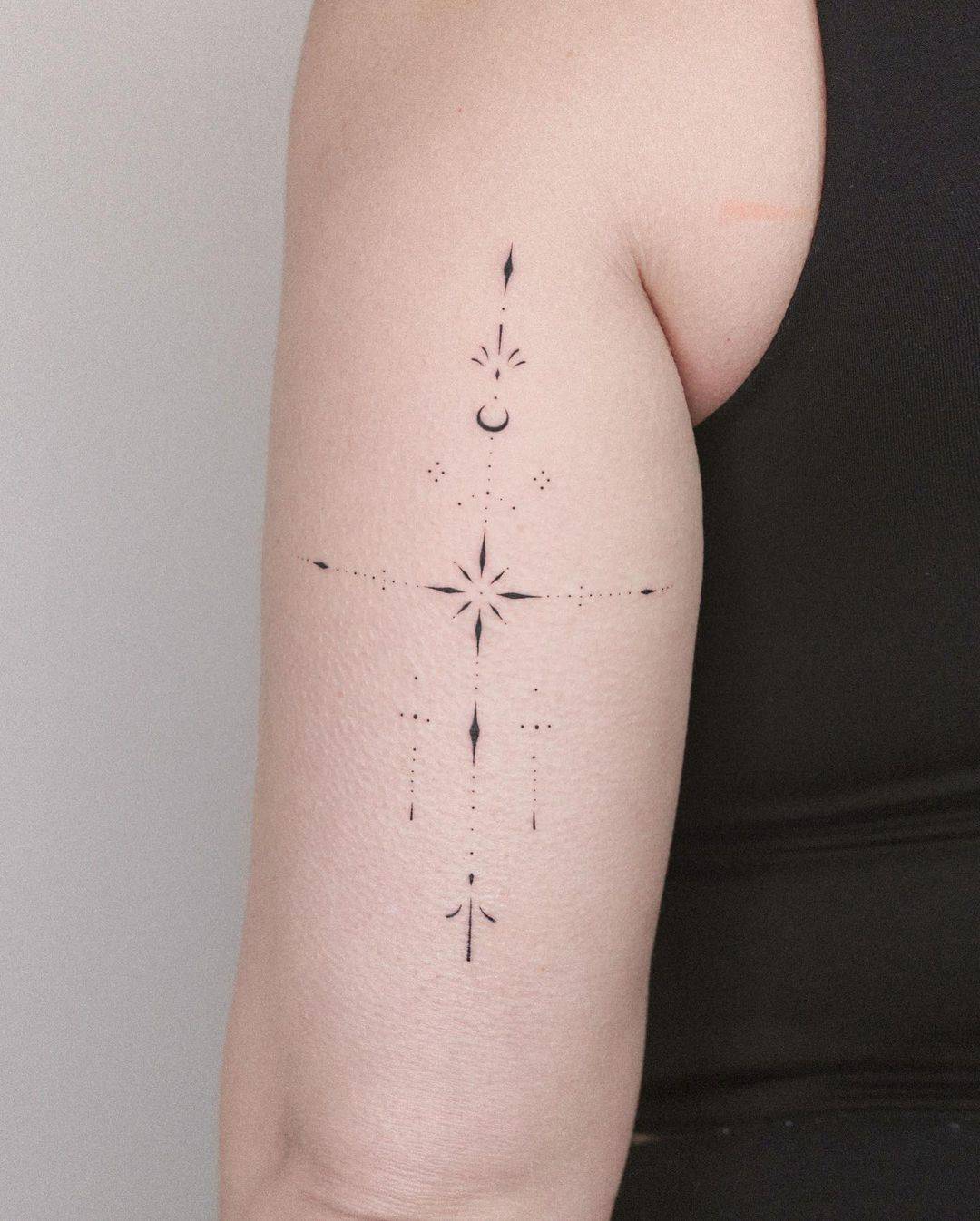 Star tattoo by orma tattoo