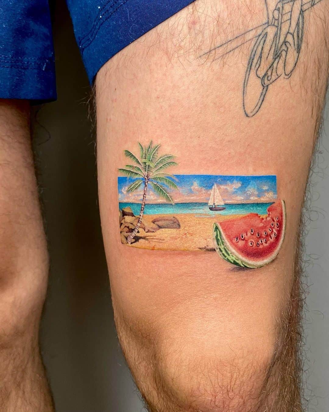 Watermelon tattooby ciotka zu tattoo