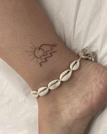 Waves tattoo by viburnum tattoo
