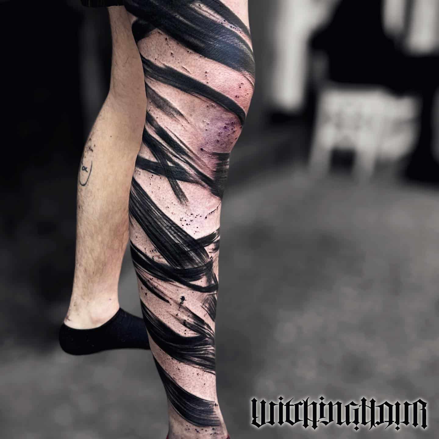 Abstrcat tattoofor men by witchinghournl