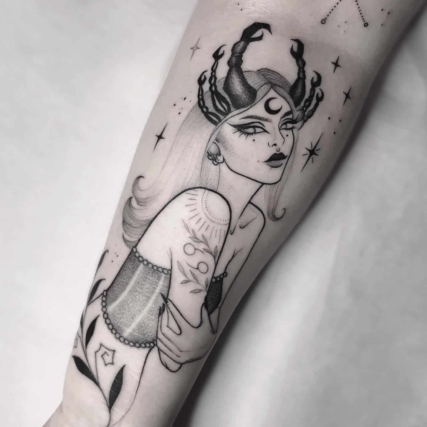 Scorpio Custom Tattoos - Artemis...work in progress | Facebook