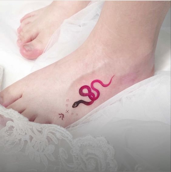 Cute snake tattoo 2 1