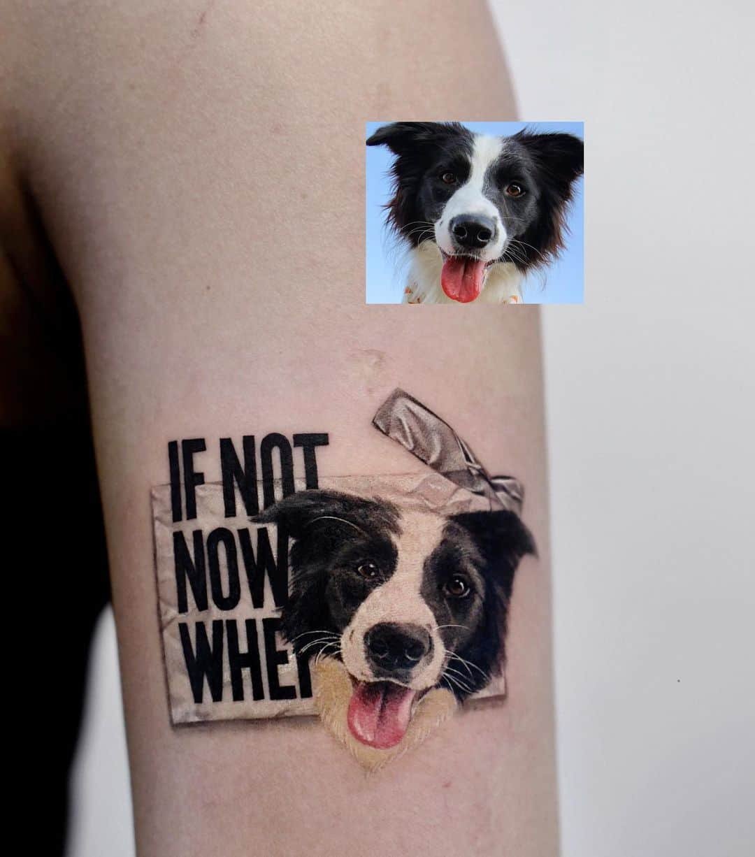 DOg tattoo by fattie tao