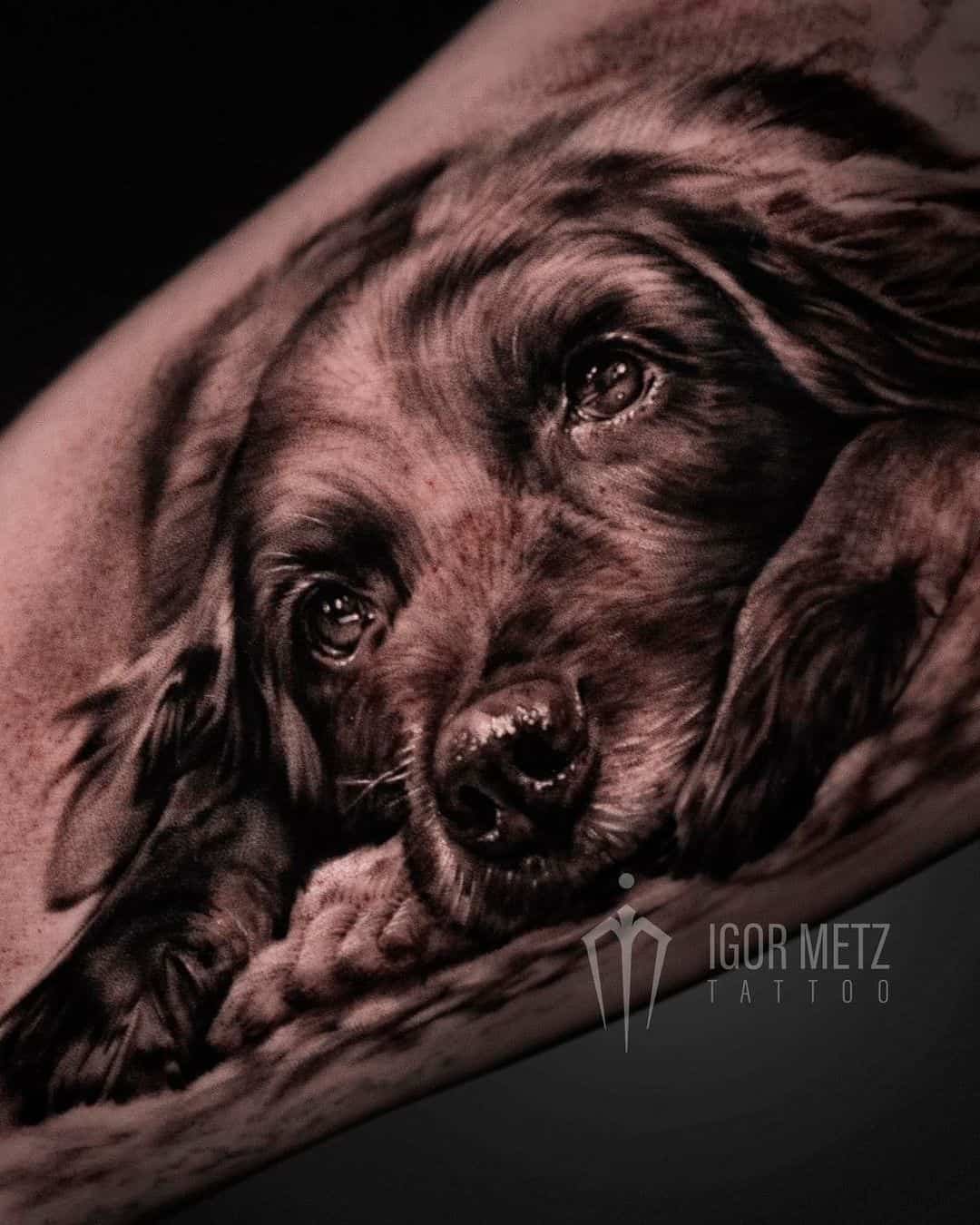 Dog tattoo by grandmaas supply