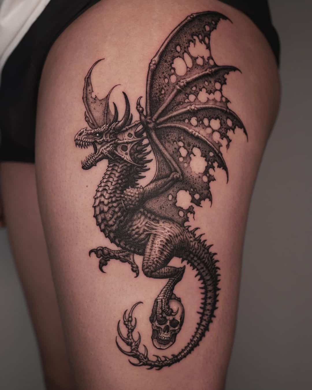 Dragon Tattoo by taesin