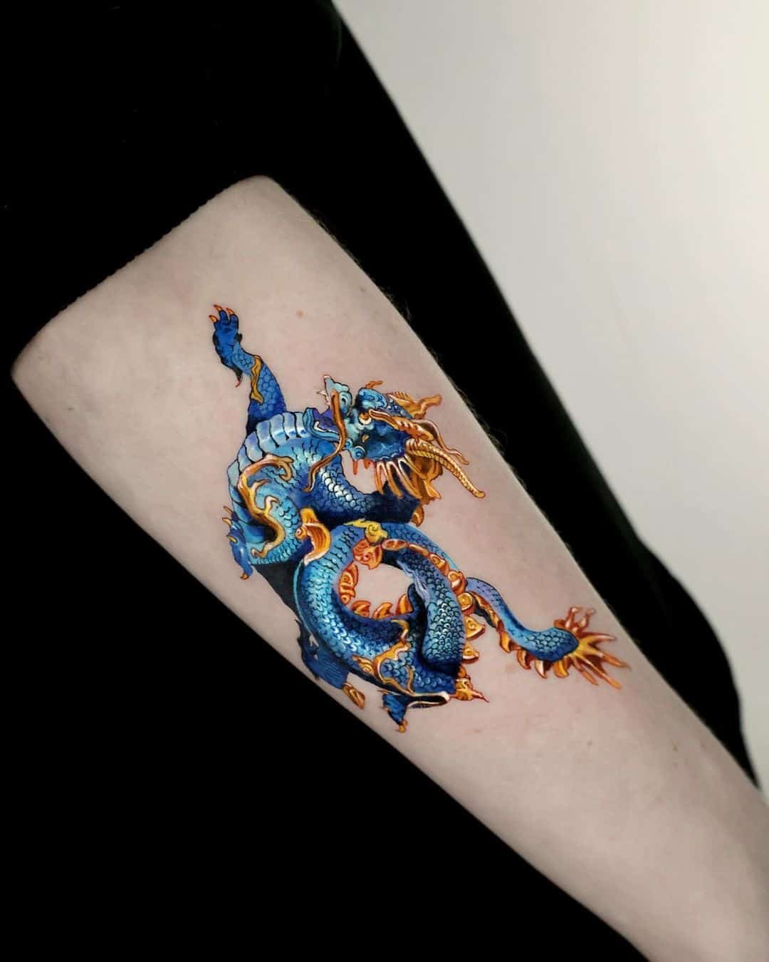 Dragon tattoo by tattooist irae2