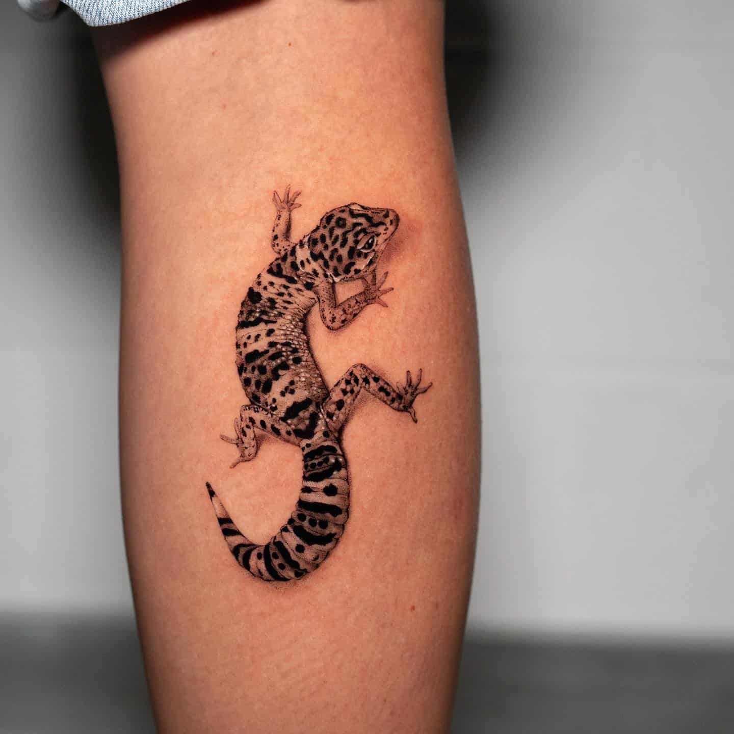 Gecko tattoos for men by courtneymeerman