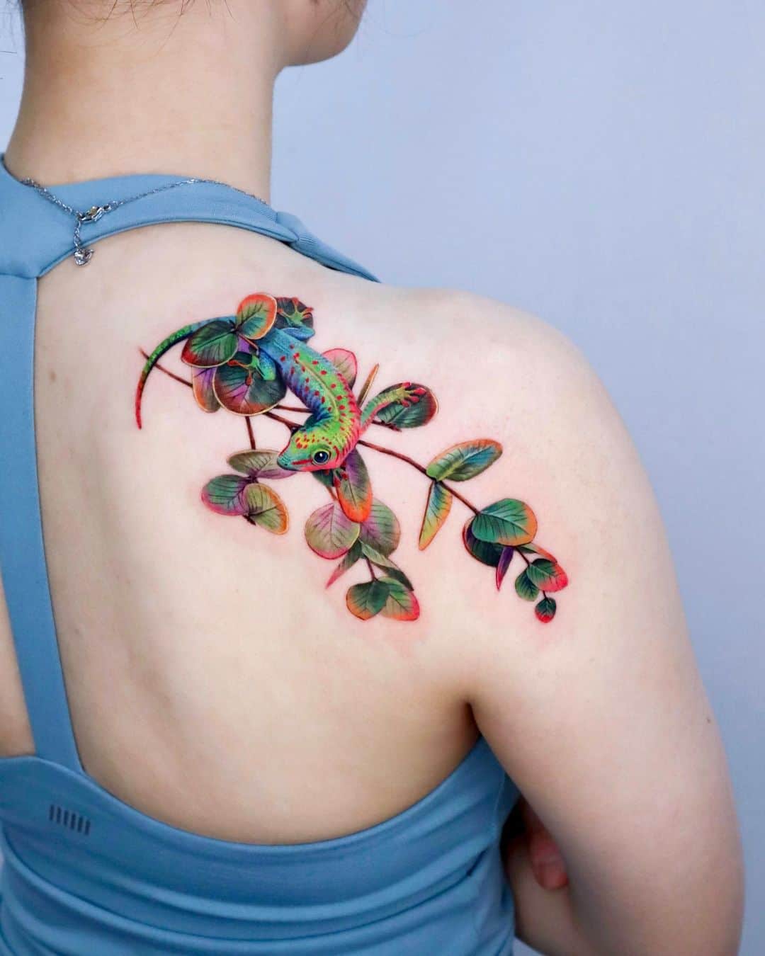 Gecko tattoos for women by non lee ink 1