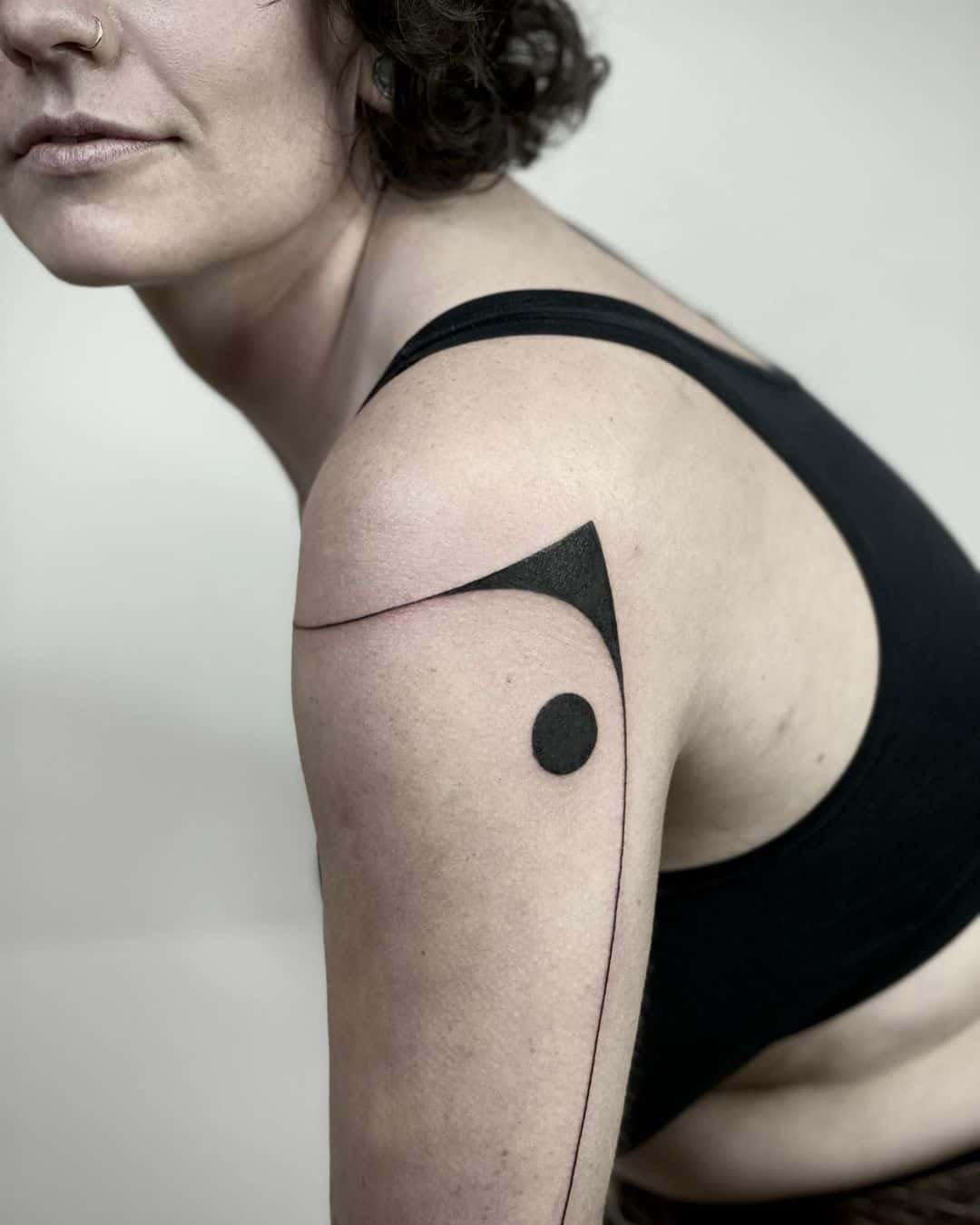 Geometric tattoo design by eleonora.cercato