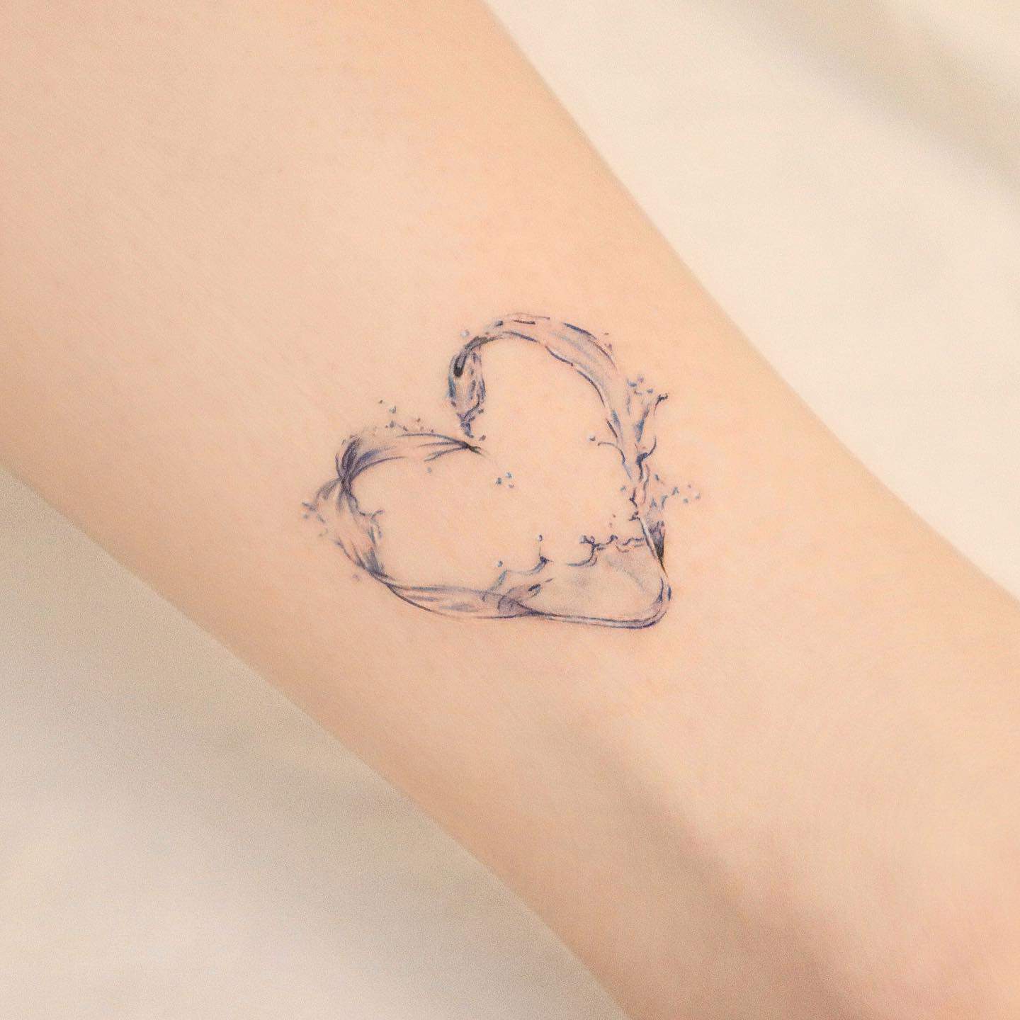 Heart tattoo design by suryun.tt