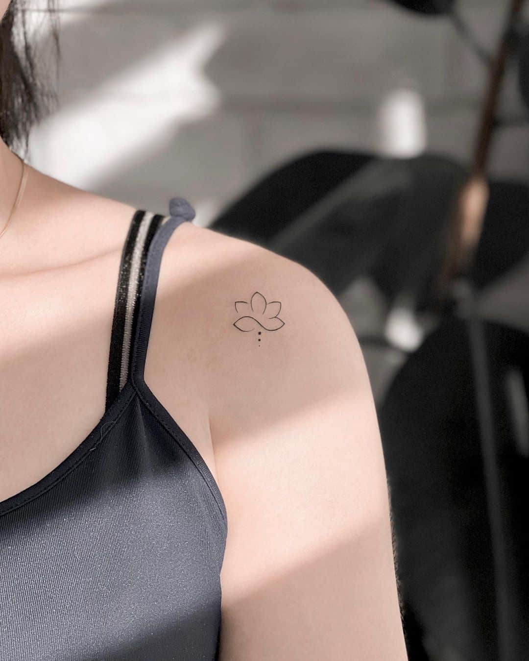 Lotus tattoo for women by zeetattooo